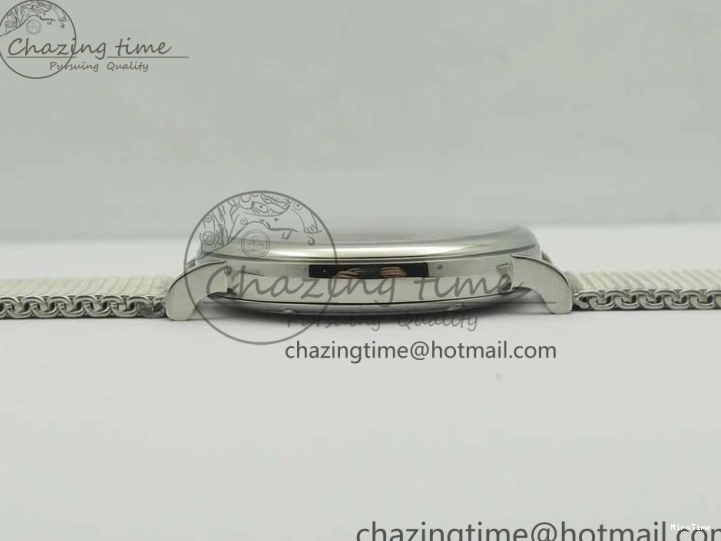 MIROTIME 1218 Portofino IW356501 SS V3 MK 1:1 Best Edition Blue Dial On SS Mesh Bracelet MIYOTA Timeless 7194